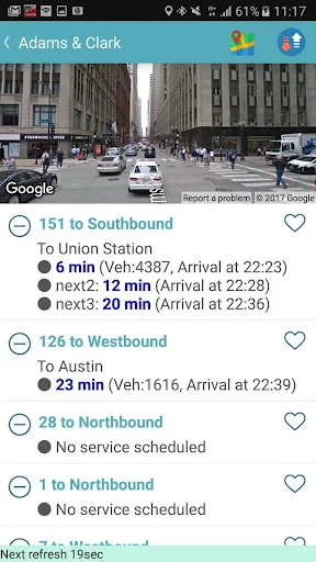 Download Chicago Bus Tracker Terbaru – Lacak Bus & Kereta Gratis - Screenshot 2