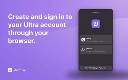 Download Ultra Wallet Terbaru – Dompet Kripto Aman & Gratis - Screenshot 1
