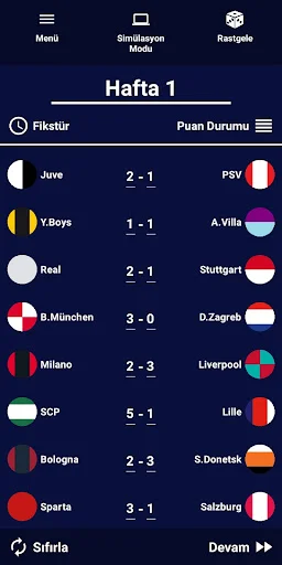 Download Türkiye Süper Lig Simülasyon Terbaru – Prediksi Juara - Screenshot 5