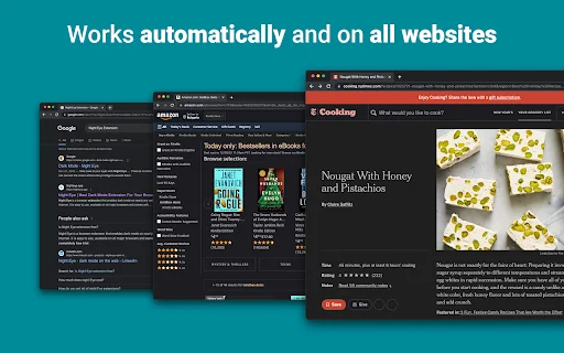 Dark Mode Night Eye: Aktifkan Mode Gelap di Semua Website - Screenshot 2