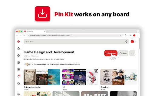 Pin Kit: Unduh Board Pinterest & Video HD Secara Gratis - Screenshot 2