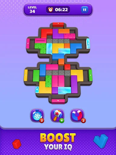 Unduh Block Slider: Color Jam Terbaru – Game Puzzle Seru - Screenshot 12