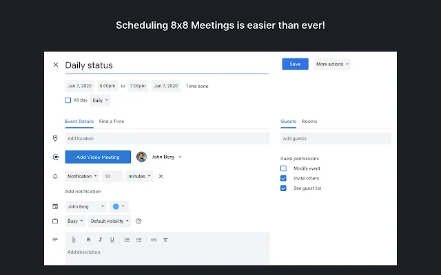 Download 8×8 Meet untuk Google Chrome Terbaru – Gratis - Screenshot 1