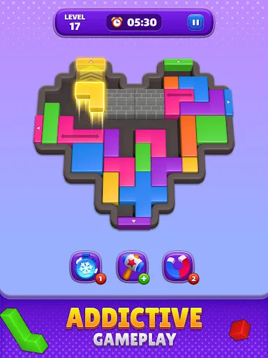 Unduh Block Slider: Color Jam Terbaru – Game Puzzle Seru - Screenshot 9