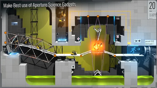 Download Bridge Constructor Portal – Puzzle Seru Offline - Screenshot 5