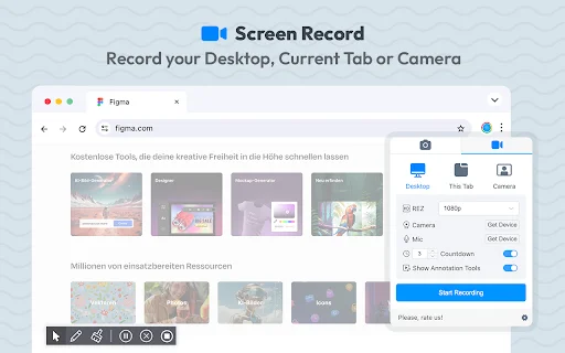 Screenshot & Screen Video Recorder – Rekam Layar & Tangkap Gambar - Screenshot 1