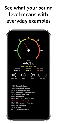 Download Sound Decibel Meter dB Live – Cek Kebisingan Gratis - Screenshot 3