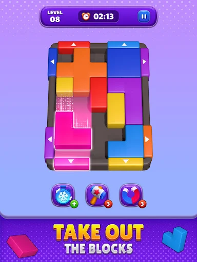 Unduh Block Slider: Color Jam Terbaru – Game Puzzle Seru - Screenshot 8