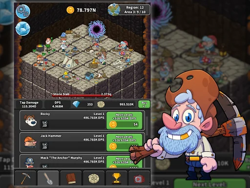 Download Tap Tap Dig Terbaru – Game Idle Clicker Seru Gratis - Screenshot 14