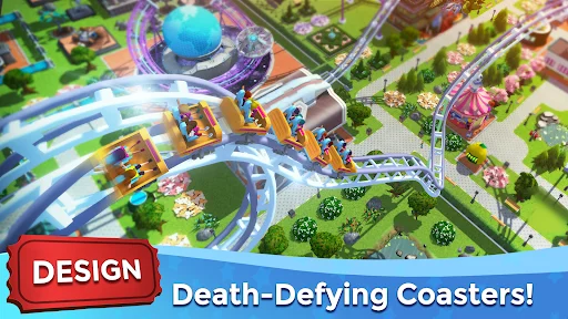 Download RollerCoaster Tycoon Touch Terbaru – Bangun Taman Hiburan - Screenshot 10