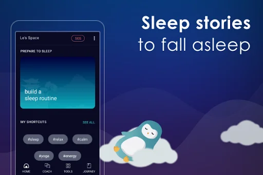 Download Wysa: Tidur Lebih Nyenyak dengan Meditasi & Cerita Tidur - Screenshot 2