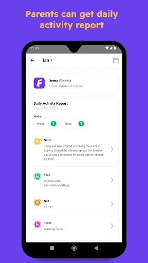 Download Fleedu: Child Care App Terbaru – Solusi PAUD Terbaik - Screenshot 2