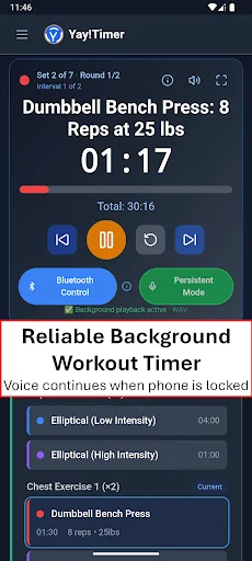 Download Yay!Timer Interval Timer HIIT – Aplikasi Latihan Terbaik - Screenshot 2