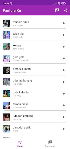 Download Dangdut Pantura 2025 Terbaru – Koleksi Lagu Viral Gratis - Screenshot 1