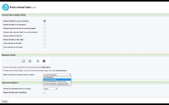 Download Fast Reload Tabs Terbaru – Refresh Browser Gratis - Screenshot 3