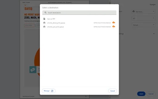 Unduh SAFEQ Cloud Chrome Extension Terbaru – Cetak Aman & Mudah - Screenshot 4