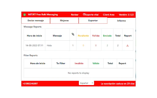 Download METJET Free Bulk Messaging Terbaru – Kirim Pesan Cepat - Screenshot 4