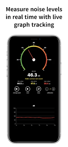 Download Sound Decibel Meter dB Live – Cek Kebisingan Gratis - Screenshot 7