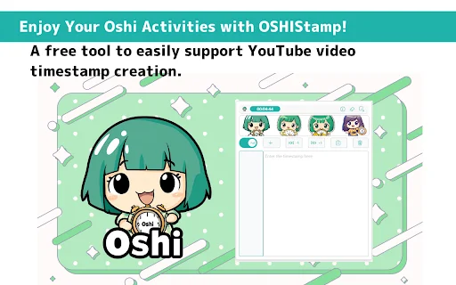 Download OSHIStamp: Alat Timestamp YouTube & Ringkasan AI Gratis - Screenshot 1
