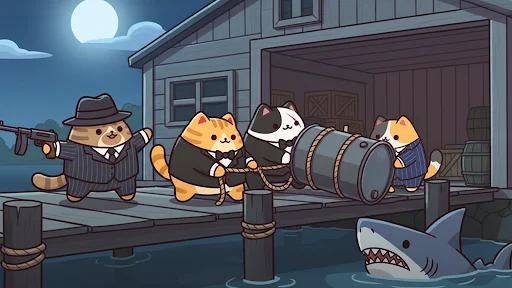 Download Cat Mafia : Idle Tycoon Games Terbaru – Game Simulasi Kucing - Screenshot 6