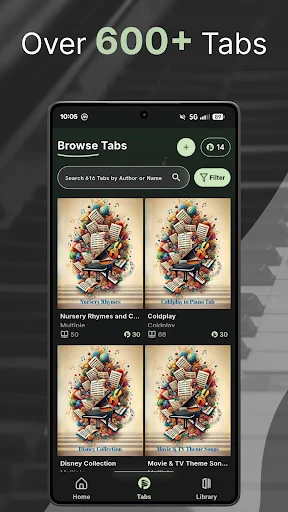 Download Piano Tab Terbaru – Belajar Piano dengan Tab Berwarna - Screenshot 2