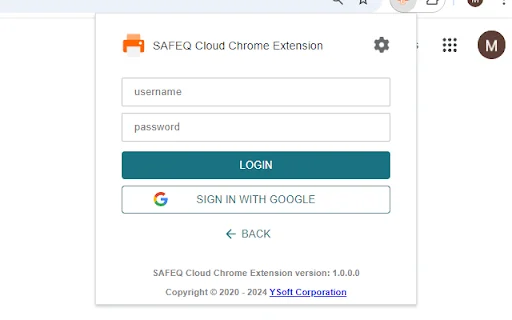 Unduh SAFEQ Cloud Chrome Extension Terbaru – Cetak Aman & Mudah - Screenshot 1