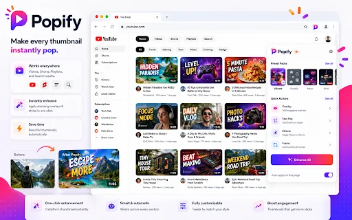 Download Popify Terbaru – Ubah Thumbnail YouTube Jadi Keren - Screenshot 1