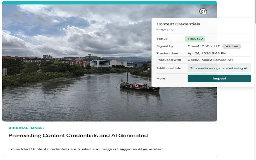 C2PA Content Credentials – Verifikasi Aset Digital Anda - Screenshot 2