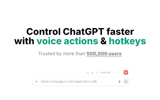 Voice Control for ChatGPT – Kontrol Suara Cepat & Praktis - Screenshot 2