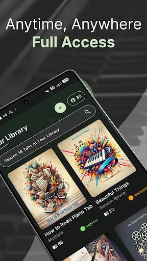 Download Piano Tab Terbaru – Belajar Piano dengan Tab Berwarna - Screenshot 3