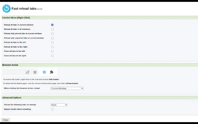 Download Fast Reload Tabs Terbaru – Refresh Browser Gratis - Screenshot 2