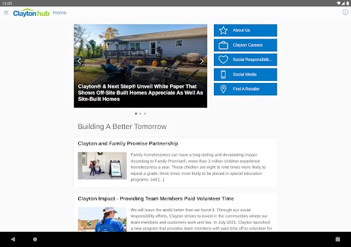 Unduh ClaytonHub Terbaru – Aplikasi Komunikasi Resmi Clayton Homes - Screenshot 4