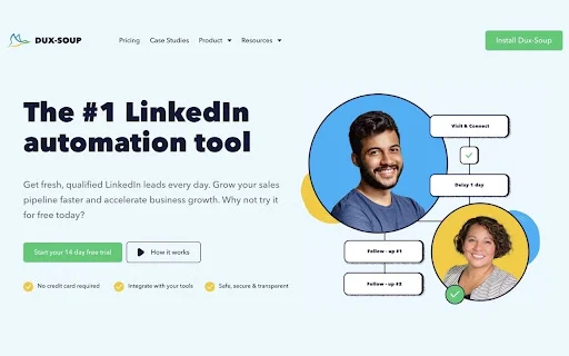 Dux-Soup LinkedIn Automation – Dapatkan Leads Berkualitas - Screenshot 1