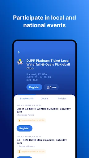 Download DUPR Terbaru – Sistem Rating Pickleball Akurat - Screenshot 4