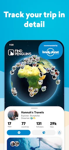 Download FindPenguins Terbaru – Lacak & Simpan Momen Perjalanan Anda - Screenshot 1
