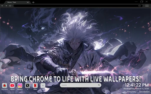 Unduh Dragon Samurai Anime Boy Live Wallpaper Terbaru – Gratis - Screenshot 2
