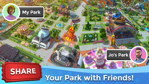 Download RollerCoaster Tycoon Touch Terbaru – Bangun Taman Hiburan - Screenshot 7