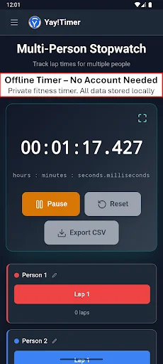 Download Yay!Timer Interval Timer HIIT – Aplikasi Latihan Terbaik - Screenshot 8