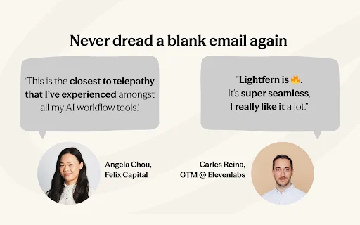 Download Lightfern – AI Email Terbaru: Penulis Email Pintar - Screenshot 5