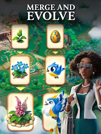 Download Merge Gardens Terbaru – Game Puzzle Santai & Seru - Screenshot 11