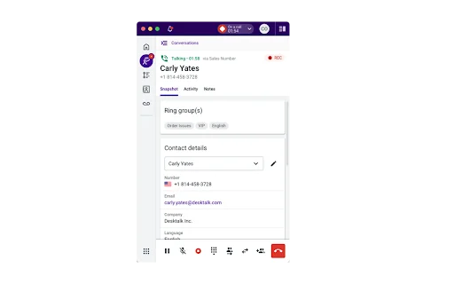Unduh Talkdesk Click-to-Call Terbaru – Panggilan Cepat Gratis - Screenshot 3